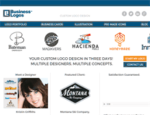 Tablet Screenshot of businesslogos.com
